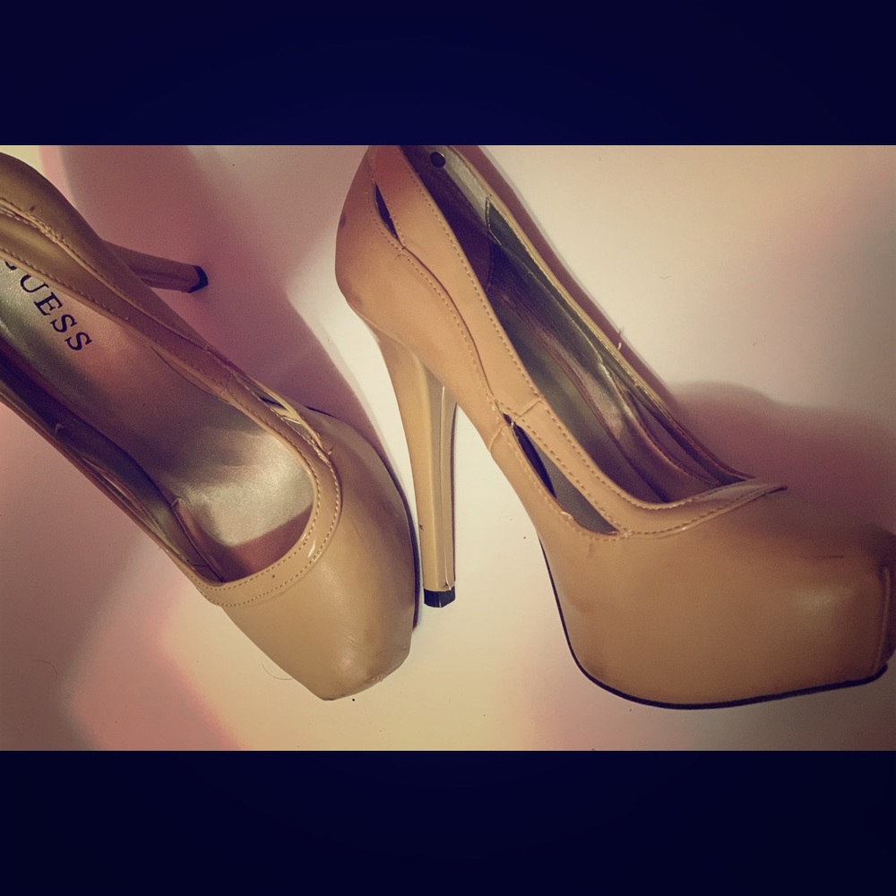 Nude Guess heels